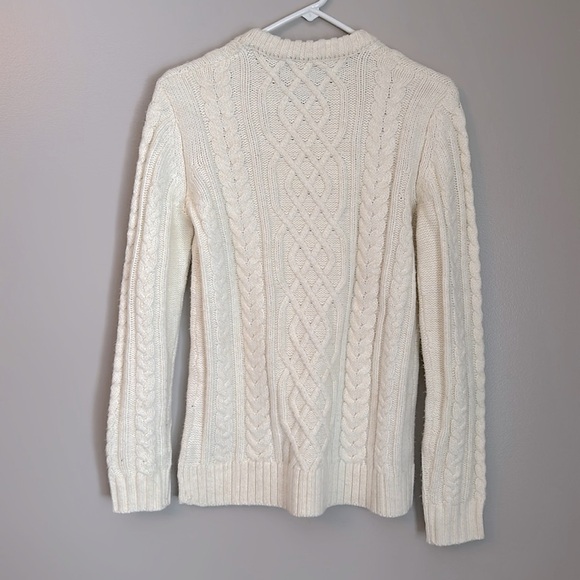 AE super soft cable knit crew neck sweater - Picture 3 of 4